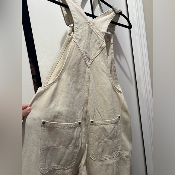 Old Navy Baggy Wide-Leg Jean Overalls - Picture 4 of 5